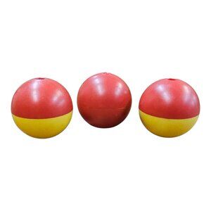 K'NEX Ball Red Yellow Ball Machine Coaster Arcade Pinball Replacement Parts Lot